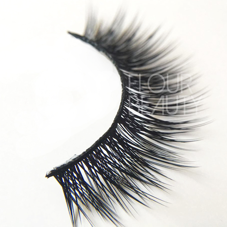 Factory price large stock velvet long 3D silk lash extensions ES9